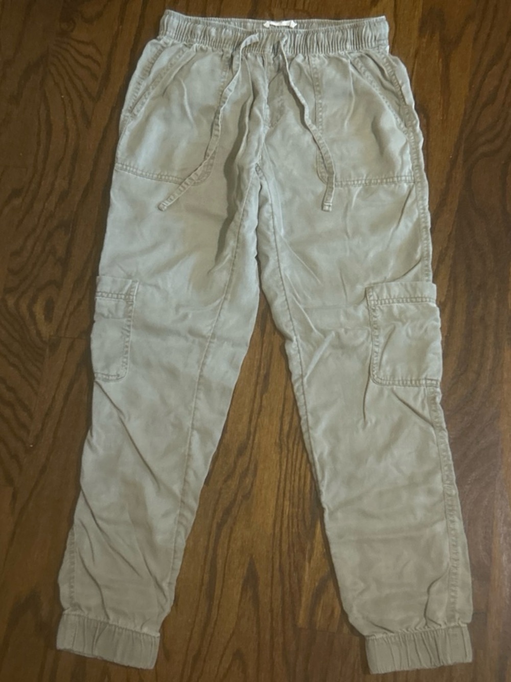Light green khaki cargo pants XS